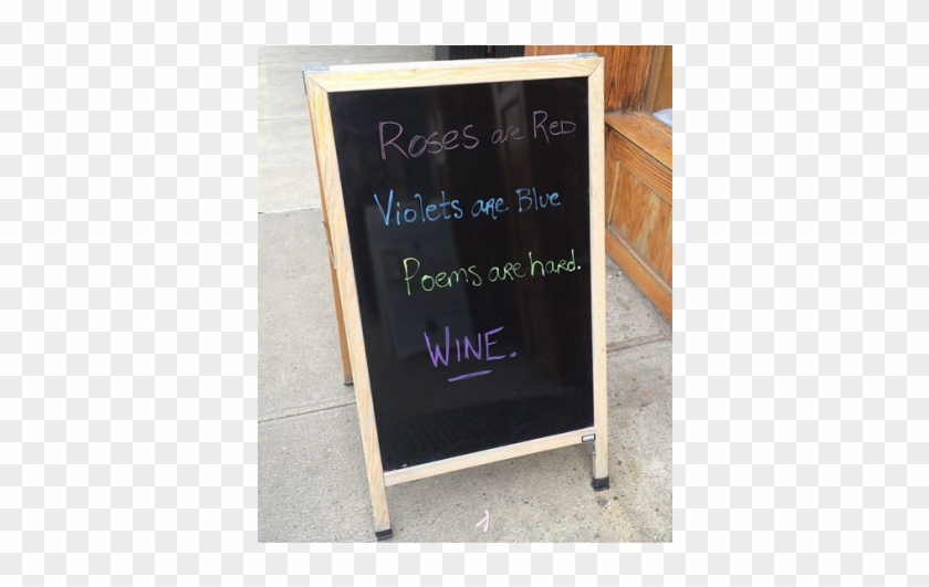 Poetry Can Even Involve Neon Aliens - Blackboard Clipart