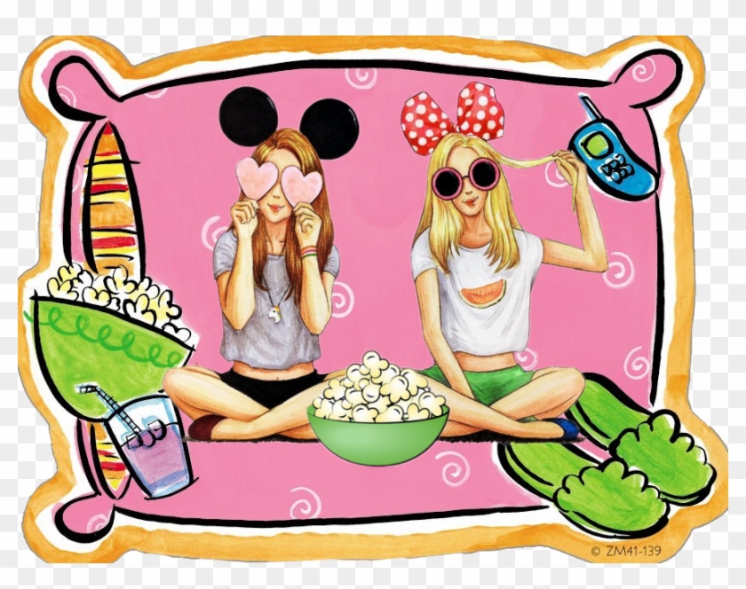 #scslumberparty #slumberparty Slumber Party - Invitation For A Sleepover Party Clipart