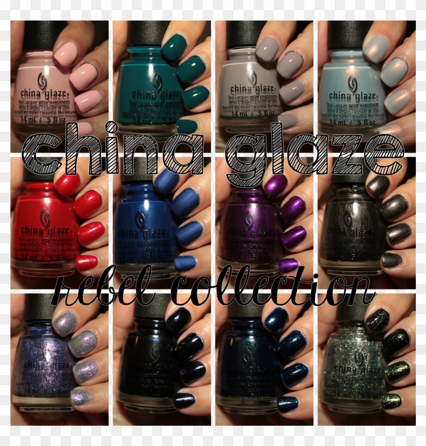 China Glaze Rebel Collection For Fall - Nail Polish Clipart