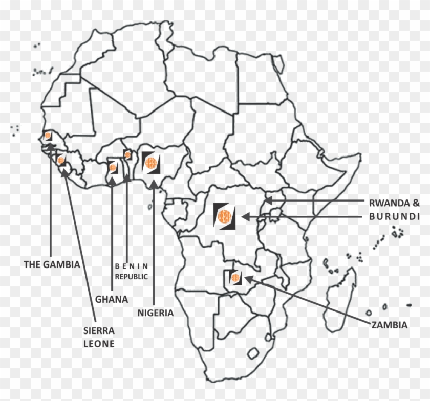 Djl Africa Map - Africa Countries Blank Maps Clipart