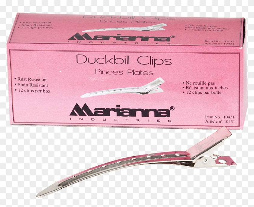 Duckbill Metal Clips - Marianna - Png Download