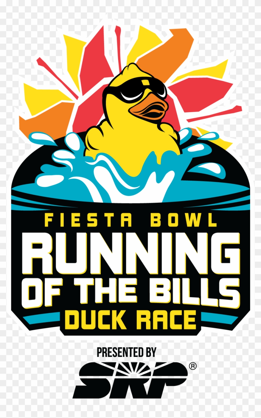 Running Of The Bills Duck Race - Fiesta Bowl Clipart