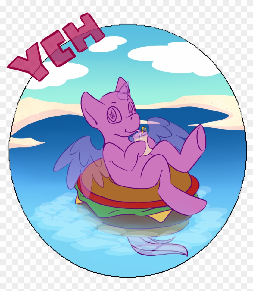 Beach Floaty - Cartoon Clipart #4525811