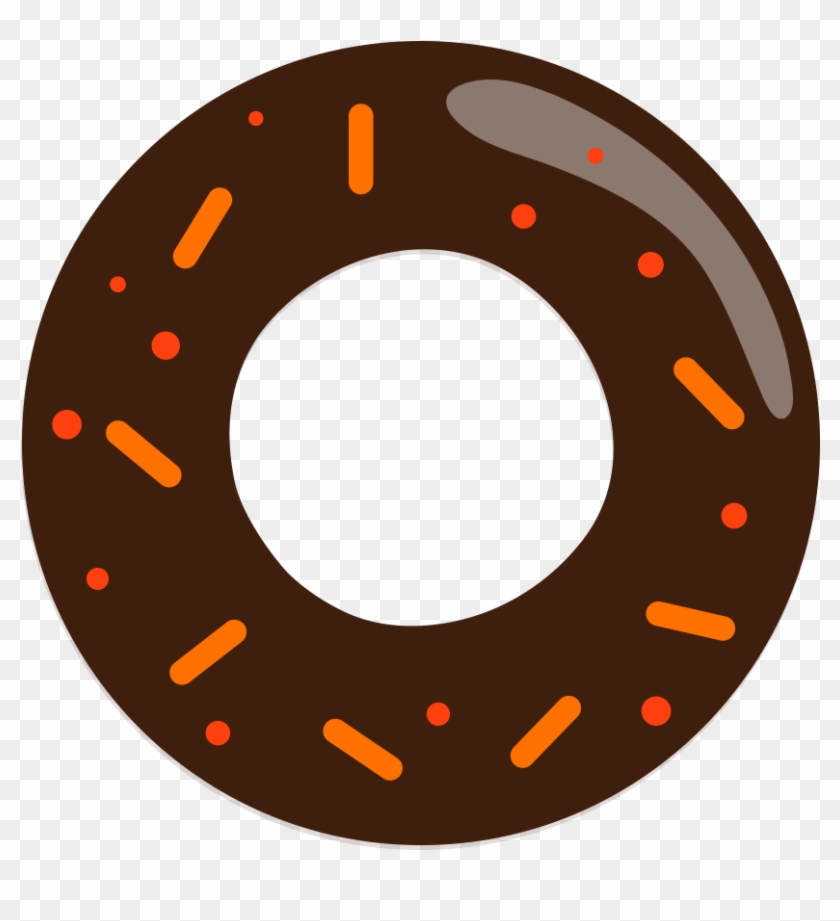 Clip Black And White Library Bagel Drawing Coffee Donut - Circle - Png Download