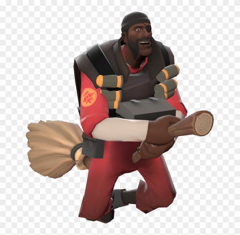 Demoman - - Tf2 Zoomin Broom Clipart #4525888
