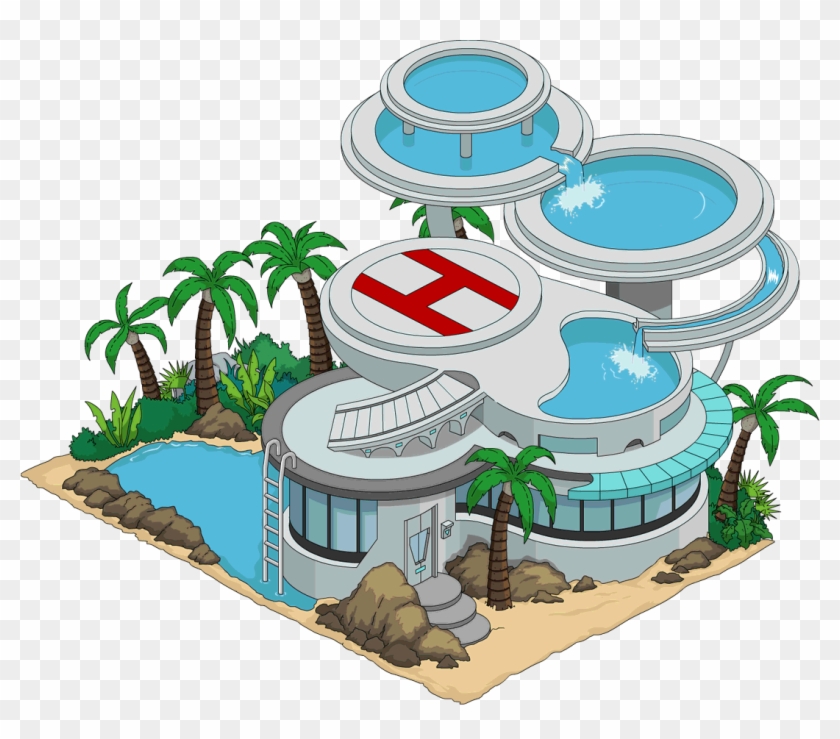 Tapped Out Beachhouse Old Design Clipart
