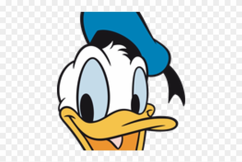 Donald Duck Face Clipart - Png Download #4526449
