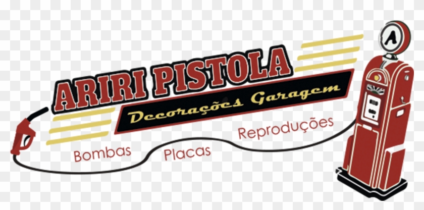 Bombas De Gasolina Antigas Réplicas, Miniaturas É Na - Label Clipart #4526480