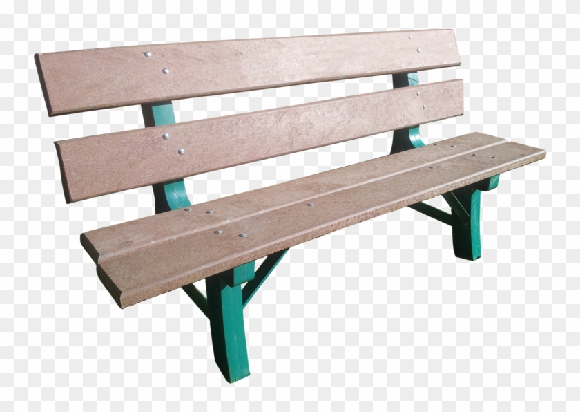 Banco De Jardim Madeira Plástica 1,50m 100% Reciclado - Bench Clipart