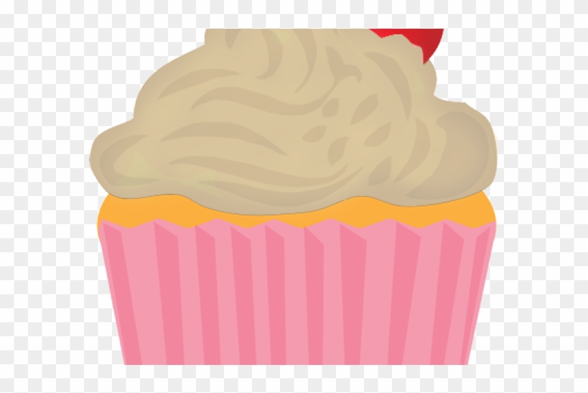 Vanilla Cupcake Clipart Transparent Background - Cupcake - Png Download