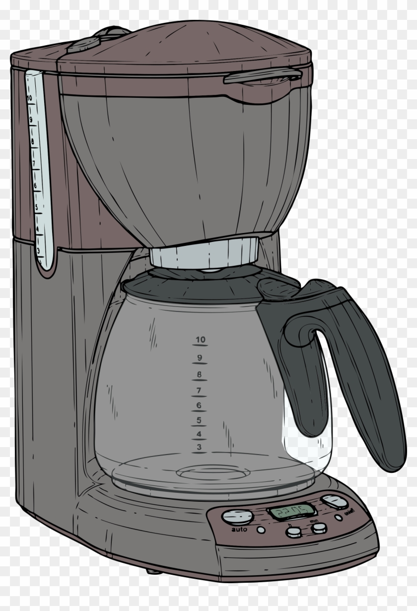 This Free Icons Png Design Of Coffee Maker Colour - Menggambar Alat Rumah Tangga Clipart