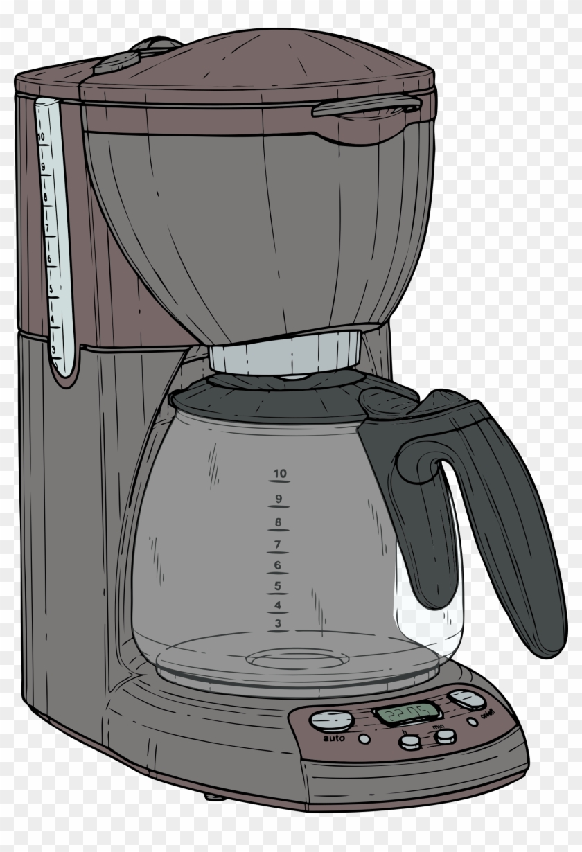 This Free Icons Png Design Of Coffee Maker Colour - Menggambar Alat Rumah Tangga Clipart #4526995