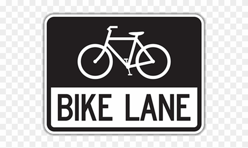 Bike Lane Png - Bike Lane Sign Clipart #4527288