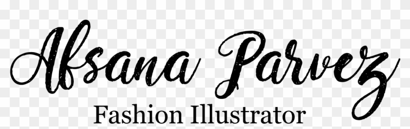 Afsana Parvez Logo - Calligraphy Clipart #4527327