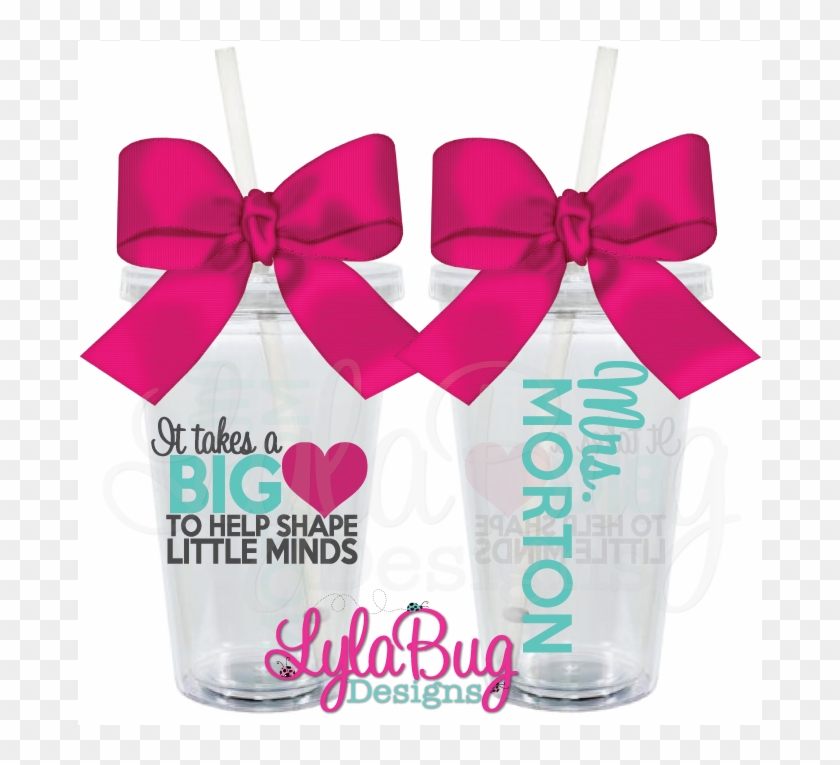 It Takes A Big Heart To Help Shape Little Minds Personalized - Gift Wrapping Clipart #4527717