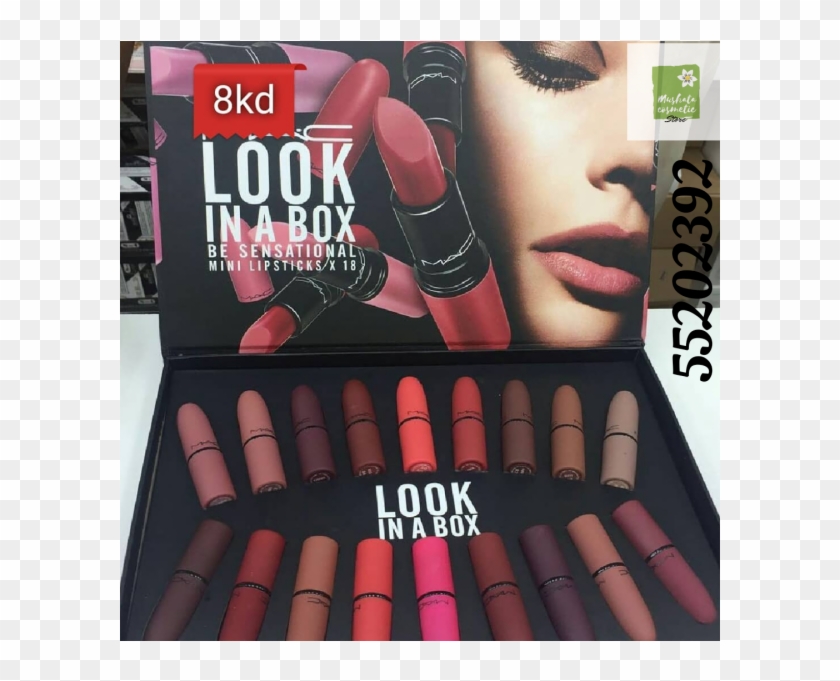 Mac Look In A Box Mini Lipstick 18 Pcs - رژ لب مك اصل Clipart #4528264