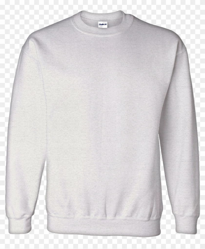 Vector Hoodie Crew Neck Sweater - White Crew Neck Png Clipart #4528864