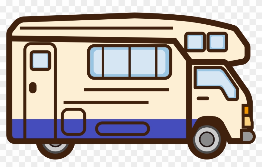 Rv Car Transportation Cartoon Png And Vector Image Clipart #4528929