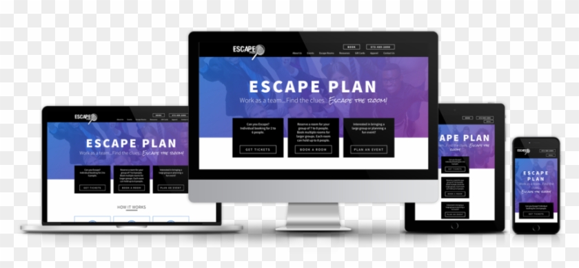 Beautiful, Custom Websites That Excite Your Customers - Escape Room Website Design Clipart #4529511