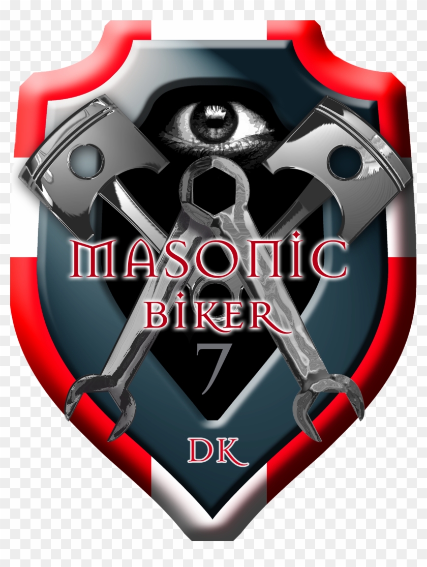 Masonic Biker Danmark Freemason On Motorcycles - Masonic Biker Clipart #4530567
