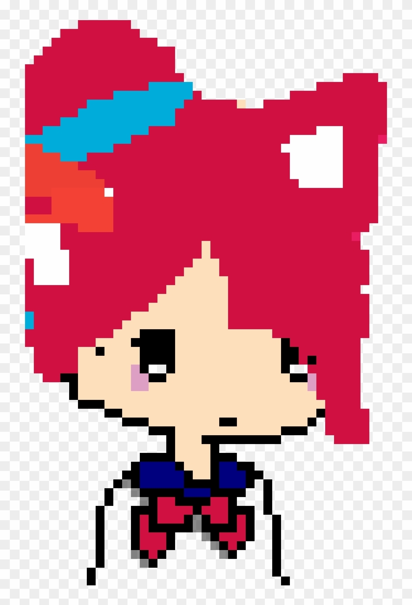 Pixel Art , Png Download - Anime Base Mask Girl Clipart