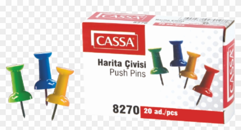 Cassa Push Pins Rgs Supplies Malta, Stationery Consumables - Коркова Дъска За Снимки Clipart