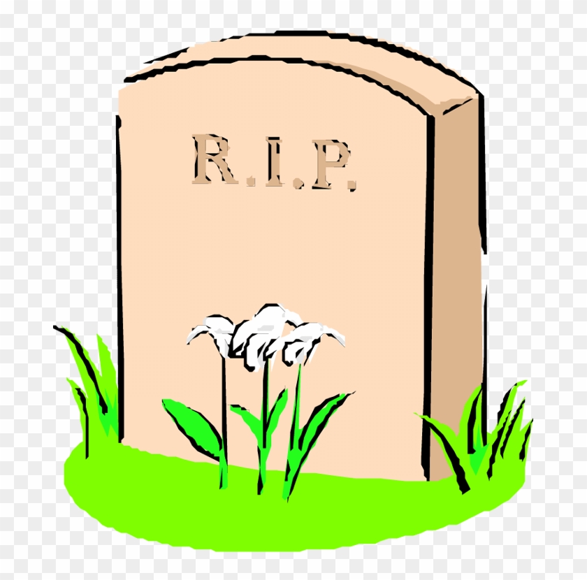 Drum Roll Clip Art - Grave With Flowers Clipart - Png Download #4531488