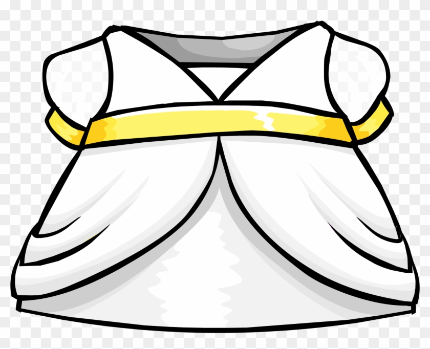 Snow Fairy Dress Clothing Icon Id 4123 - Club Penguin Princes Dress Clipart #4531842