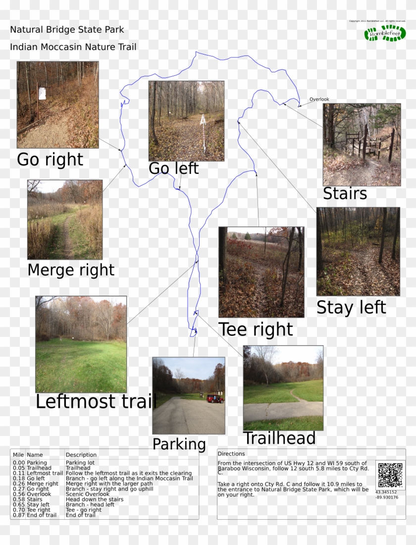 Printable Trail Map In Png Format - Wildlife Clipart #4531960