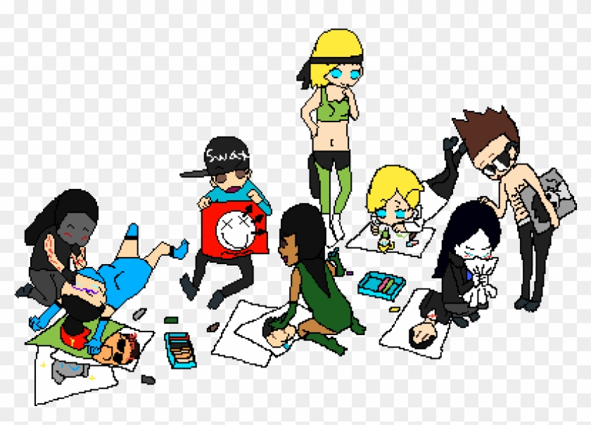 Some Of My Mortal Kombat Homies - Cute Avengers Fan Art Clipart