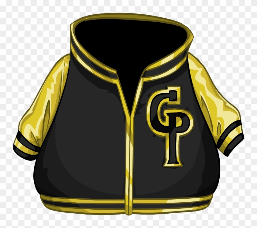 Gold Letterman Jacket Clothing Icon Id - Club Penguin Clothing Clipart #4532188