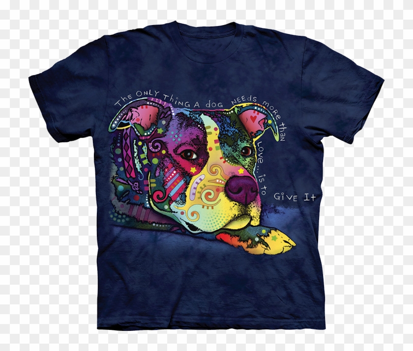 Pit Bull Is Love Tees Are Me - Dean Russo Dog Art Clipart #4532303