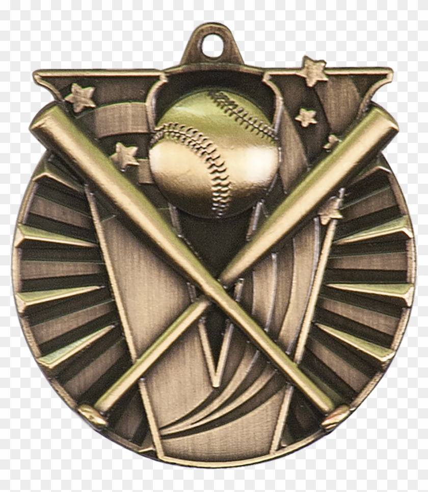Picture Of Baseball/softball Victory Medal - Baseball Medal Clipart #4532948