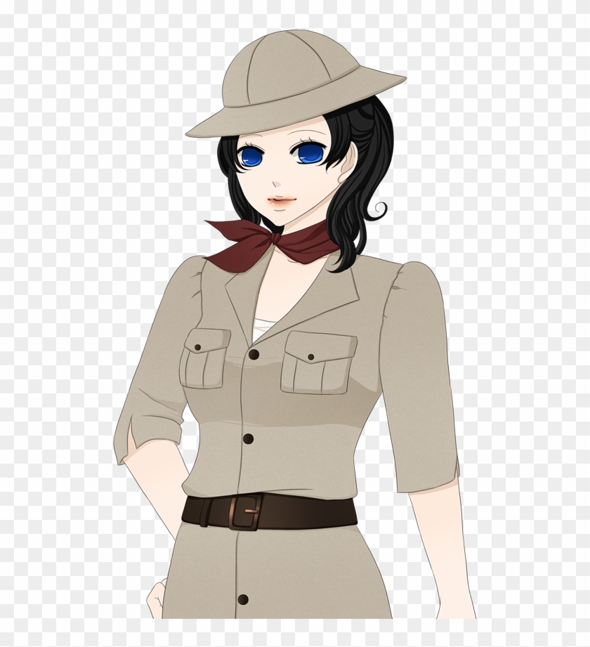 French Tour Guide - Cartoon Clipart