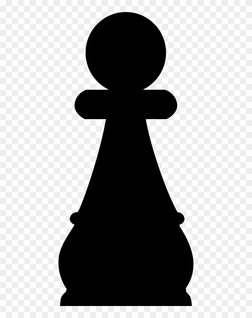 Pawn Chess Piece Silhouette Clipart #4533418