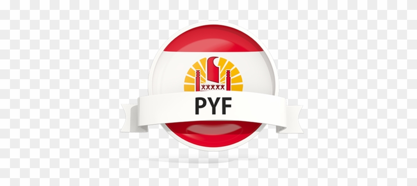 Illustration Of Flag Of French Polynesia - Circle Clipart