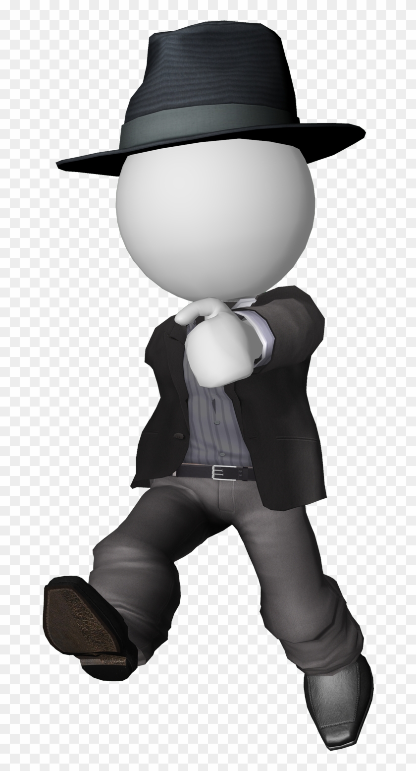 3d White Man Png , Png Download - Cartoon Clipart