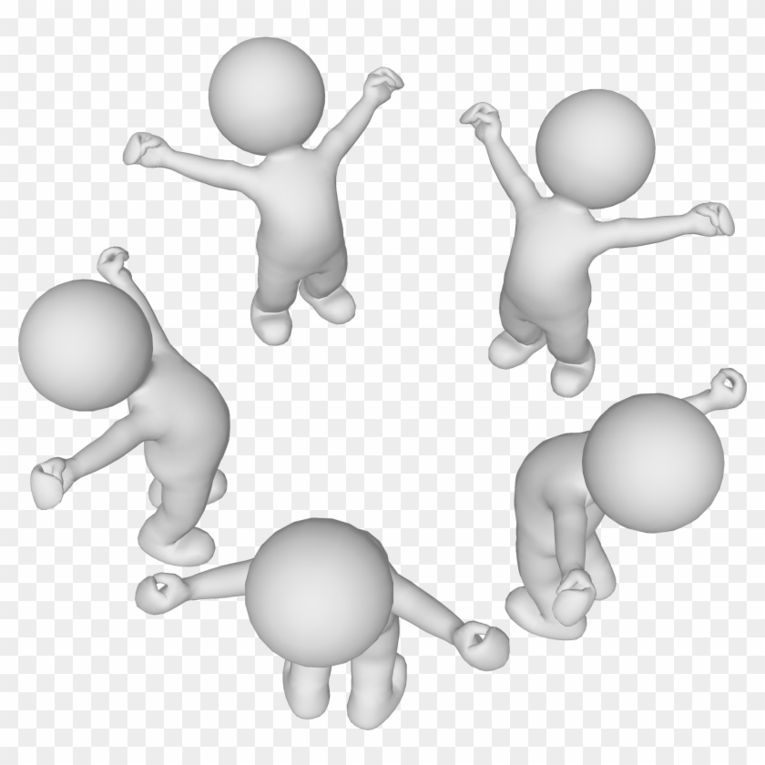 3d People Png - 3d White People Png Clipart #4533909