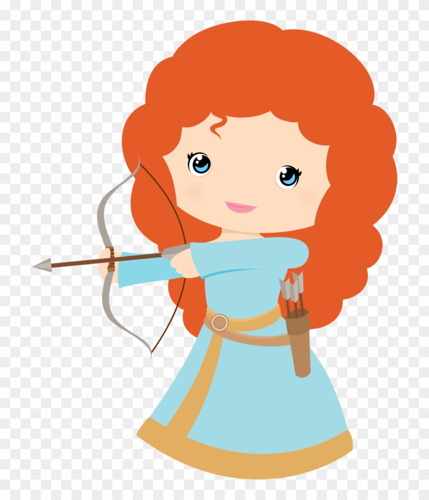 Awesome Design Brave Clipart Free Princess Merida Clip - Cute Brave Clipart - Png Download #4533946