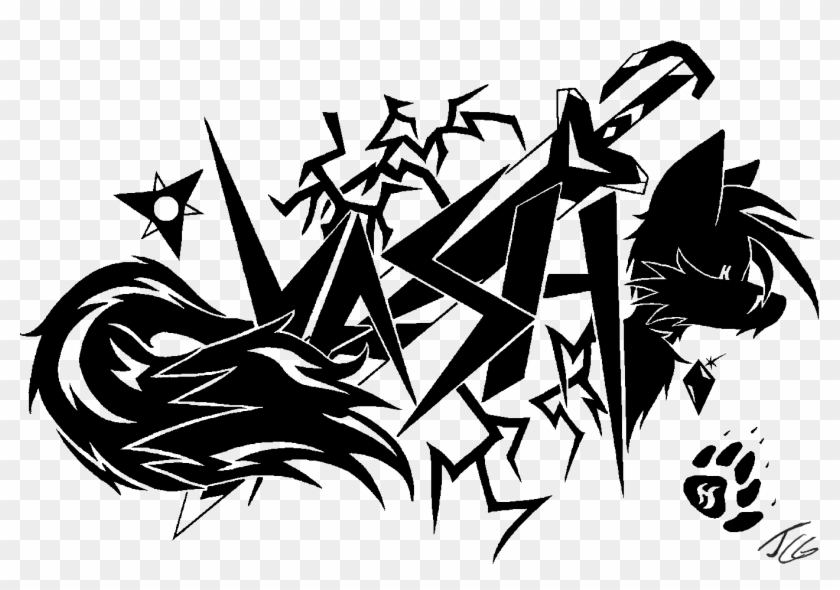 Tribal Name Graphic [vash] Photo Vashtribalorigional - Illustration Clipart