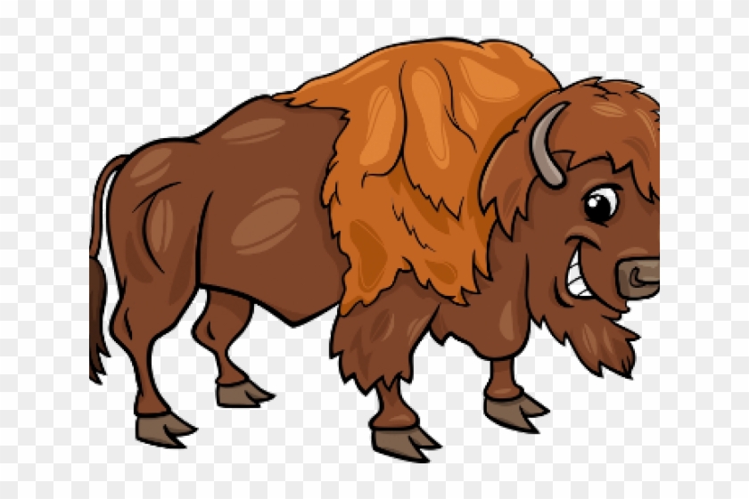Yak Clipart Female Buffalo - Cartoon Bison - Png Download #4534152