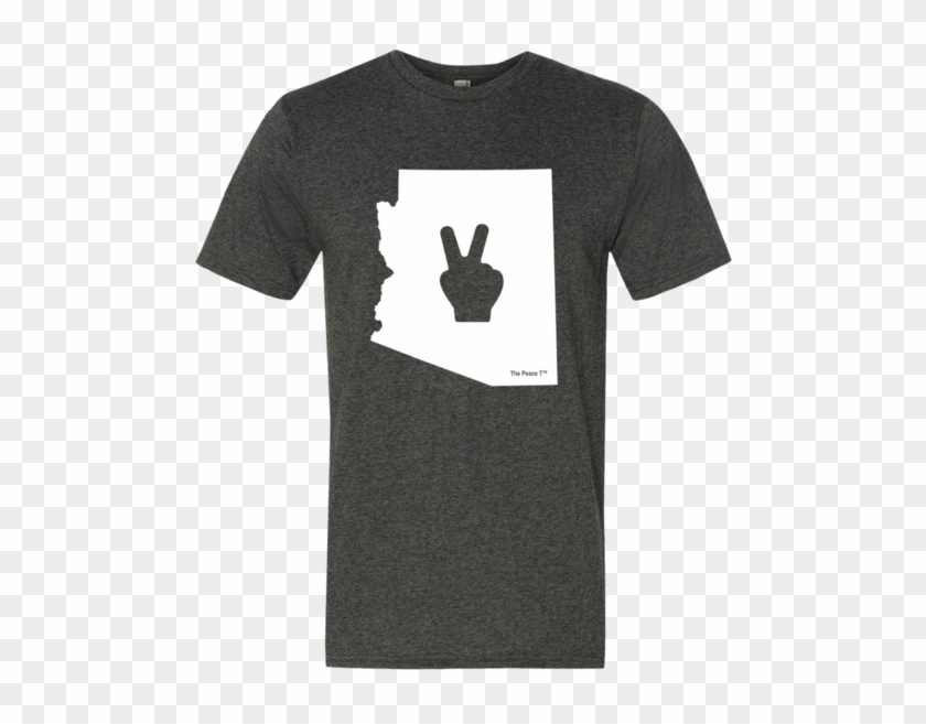 Arizona Peace Sign T - Active Shirt Clipart