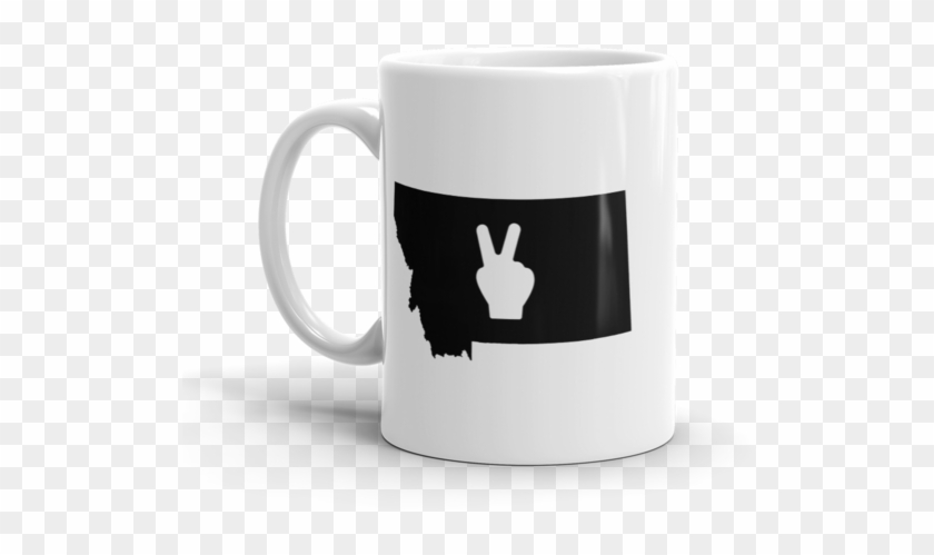 Montana Peace Sign Mug - Mug Clipart