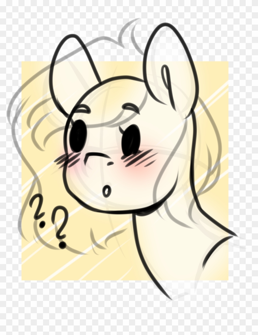 Ych Ll Surprised Girl - Cartoon Clipart