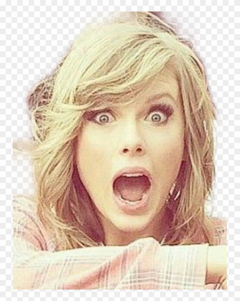 #taylorswift #surprised #freetoedit - Tongue Clipart #4534910