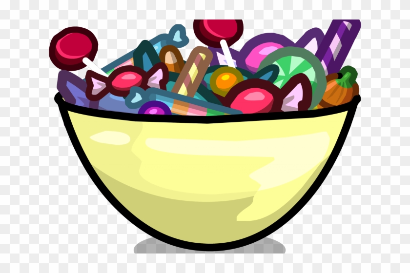 Candy Bar Clipart Candy Dish - Candy Bowl Clip Art - Png Download #4535881