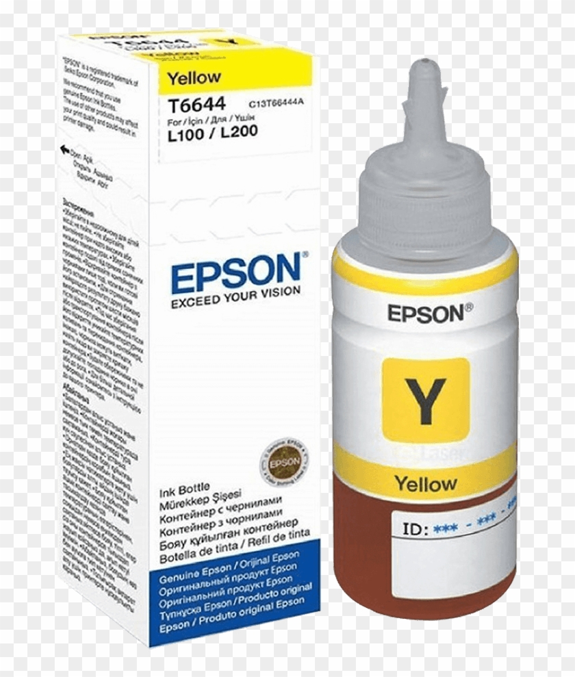 Epson T664400 Yellow Ink - Epson L365 Ink Refill Clipart #4536597