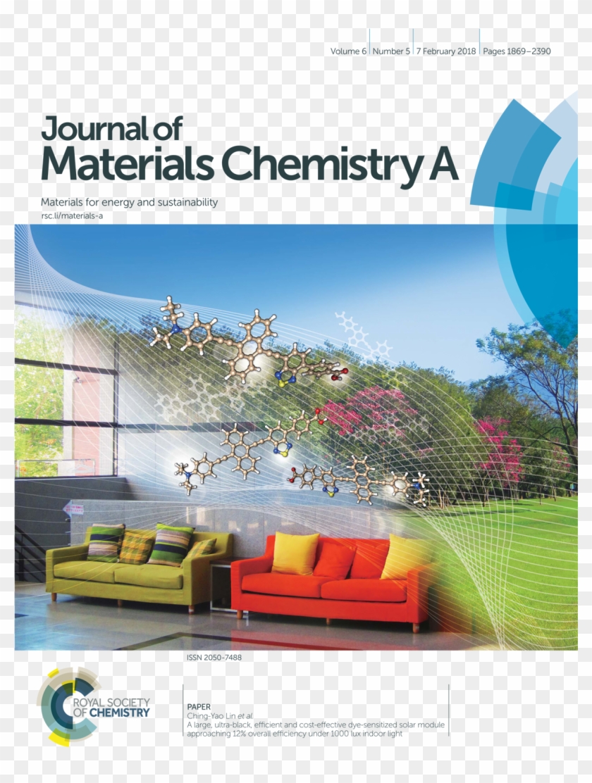 Dye Sensitized Solar Cell Research Conducted By National - Journal Of Material Chemistry C Cover Clipart
