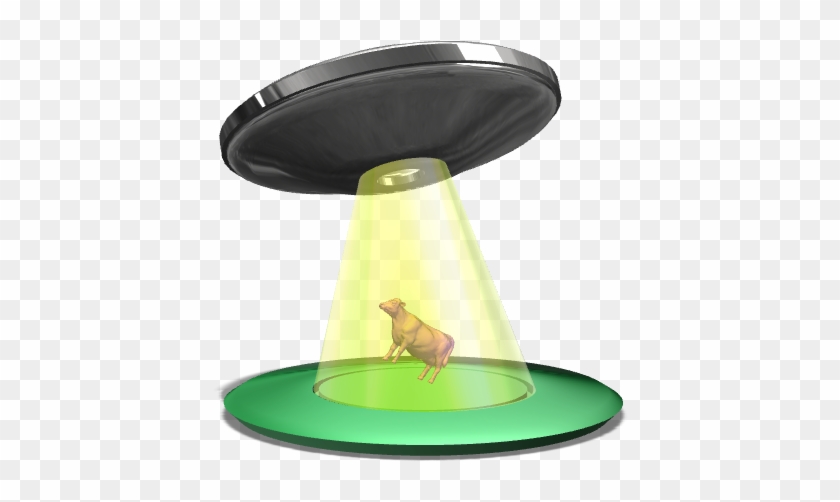 Alien Abduction - Ufo Cow Png Clipart