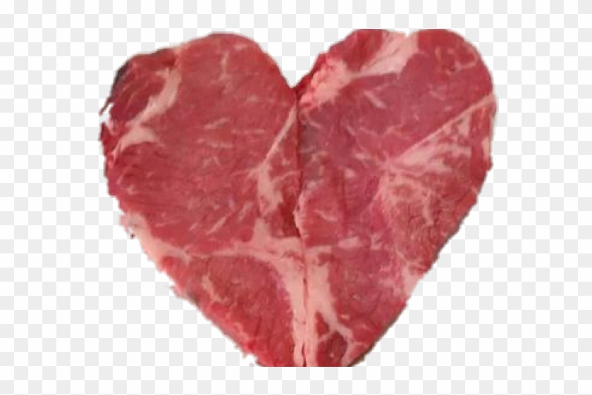 Heart Shaped Meat Clipart #4536816